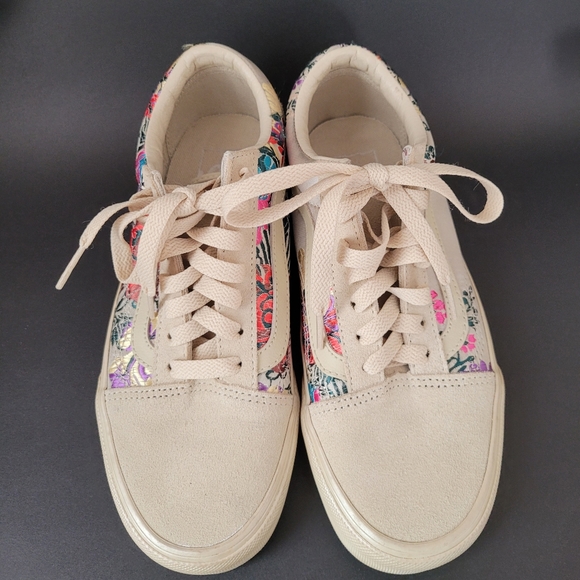 VANS OLD SKOOL FESTIVAL SATIN Gold Men 4.5 - Women 6 - Picture 11 of 15